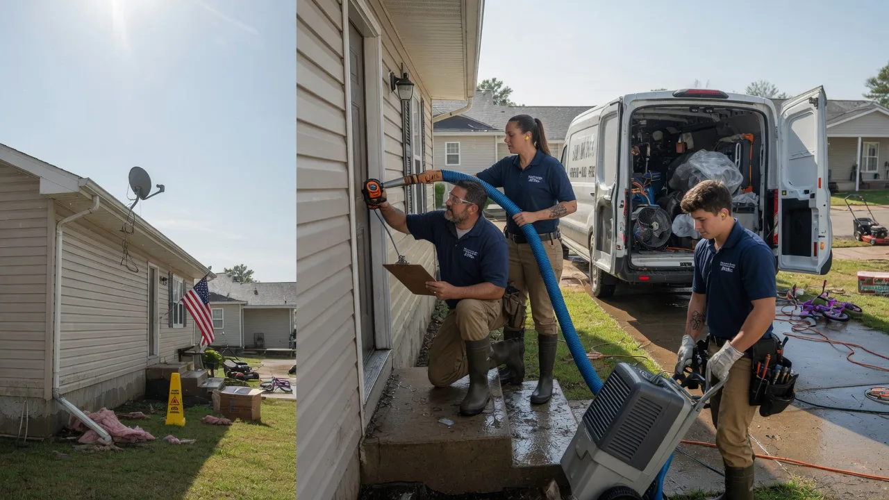 Ceiling Water Damage Restoration in Le Sueur, MN near me